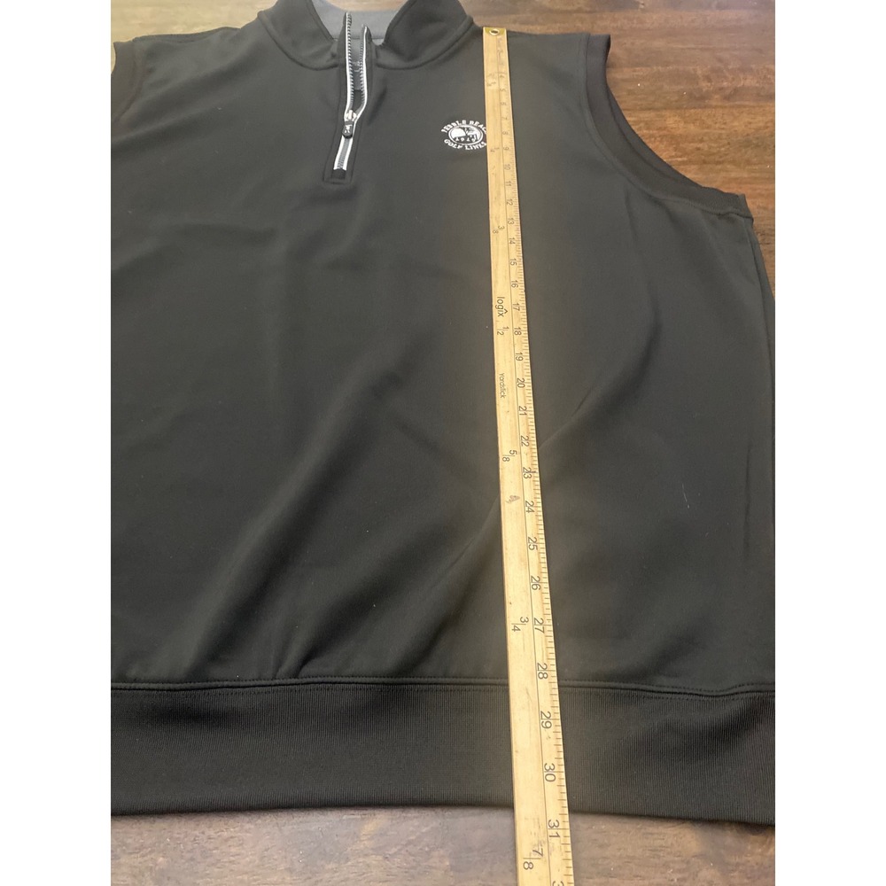 Fairway & Greene Pebble Beach Golf Vest Mens XXXL Black Quarter Zip F&G Tech - Picture 6 of 9
